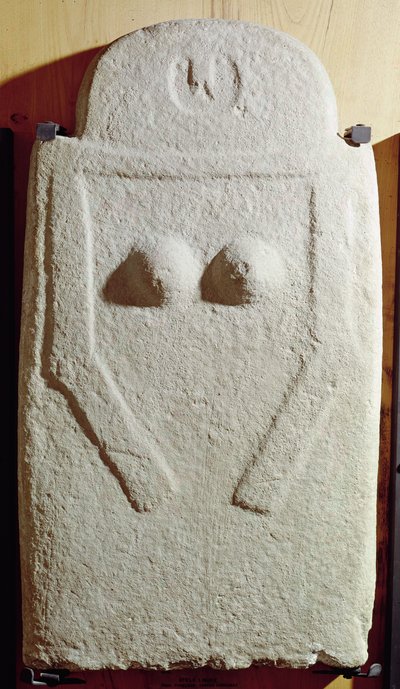 Statue Menhir, ca.1800-750 f.Kr af Prehistoric